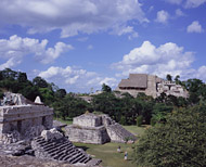 Mayan Temples at Ek Balam - ek balam mayan ruins,ek balam mayan temple,mayan temple pictures,mayan ruins photos